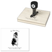 Minimal Editorial Woman Line Art Gummistempel (Stempel)