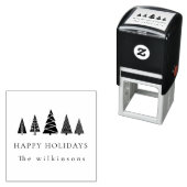 Minimal Einfach Elegant Saubere Weihnachten Permastempel (Beispiel)