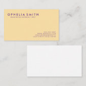 Minimal einfach visitenkarte (Vorne/Hinten)