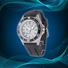 Minimal einfache Anfangsbuchstaben römische Zahlen Armbanduhr