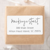 Minimal einfache, elegante Skriptadresse Versand (Insitu)