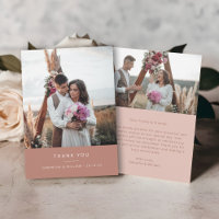 Minimal einfache Hochzeit danke Ihnen 2 Bilder