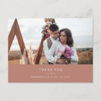 Minimal einfache Hochzeit danke Ihnen Foto
