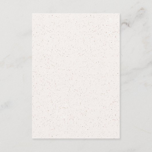 Minimal einfache Magenta & Textur Die feinen Detai Begleitkarte (Rückseite)