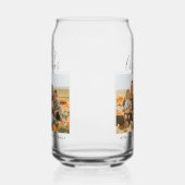 Minimal einfaches Weihnachts-Script-Foto Dosenglas (Links)