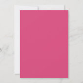 Minimal Elegant 30. Geburtstag Einladung (Rückseite)
