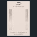 Minimal elegant Augenbrauen Flyer<br><div class="desc">Personalisierender Flyer mit Augenbraue Illustration.Perfekt für Augenbrauen & Makeup Artisten, Friseure und Kosmetiker. Editiere dein Produkt in Minuten in dem du deine Daten hinzu füg. Über "weiteres personalisieren" kannst Du Schriftart/Farbe/Position verändern.</div>