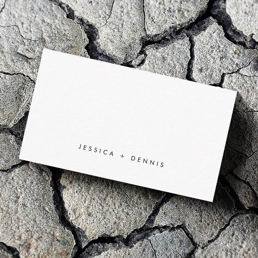 Minimal Elegant B&W Script QR Code Wedding RSVP Begleitkarte