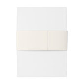 Minimal, elegant, Beige, Einladungsbanderole (Rückseitenbeispiel)
