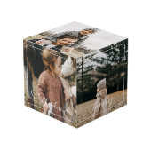 Minimal & elegant Familienskriptkollektion Würfel (Vorderseite Schrägansicht)