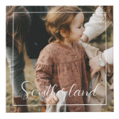 Minimal & elegant Familienskriptkollektion Würfel (Vorderseite)