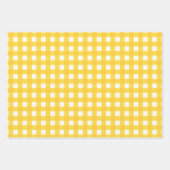 Minimal Elegant Gelbe Frühlingsfest Ostern Geschenkpapier Set (Vorderseite 3)