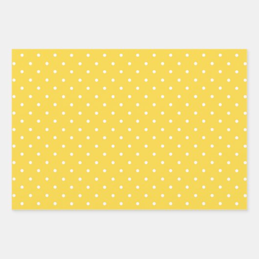 Minimal Elegant Gelbe Frühlingsfest Ostern Geschenkpapier Set (Vorderseite 2)