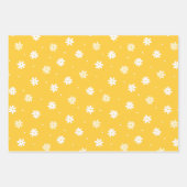 Minimal Elegant Gelbe Frühlingsfest Ostern Geschenkpapier Set (Vorderseite)
