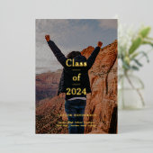 Minimal Elegant Grad Ankündigung (Stehend vorne)