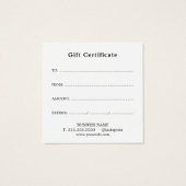 Minimal Elegant Light Pastel  (Rückseite)