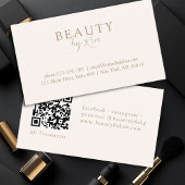 Minimal-Elegant, Salon QR Code Visitenkarte