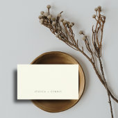 Minimal Elegant Script QR Code Elfeny Wedding RSVP Begleitkarte