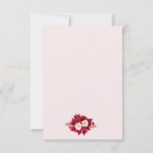 Minimal Elegant Text & Photo Design / Wedding Save The Date (Rückseite)