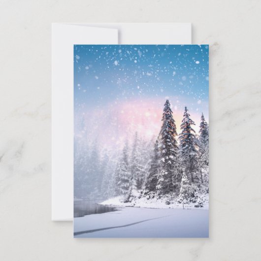 Minimal Elegant Text & Photo Design / Wedding Save The Date (Rückseite)