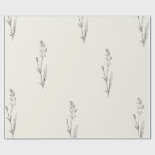 Minimal Elegant Vintag Geschenkpapier (Flach)