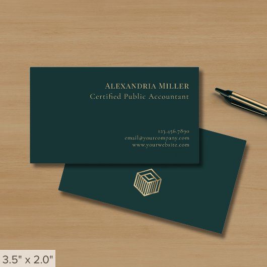 Minimal Elegant Visitenkarte