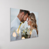 Minimal Elegante Liebe Script Overlay Wedding Foto Foliendrucke (Ablage )