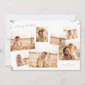 Minimal Elegante Weihnachten Botanische 7 Fotos (Vorderseite)