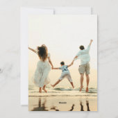 Minimal Elegante Weihnachten Multi 8 Foto Album (Rückseite)