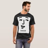 Minimal Face Typography T-Shirt (Vorne ganz)