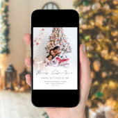 Minimal Family Foto Overlay Frohe Weihnachten