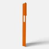 Minimal fett orange-gelbe Monogramm Case-Mate iPhone Hülle (Rückseite / Rechts)