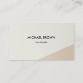 Minimal Fine Clothing Boutique Business Card  Visitenkarte (Rückseite)