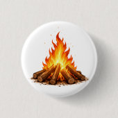 Minimal Fire Illustration Button (Vorderseite)