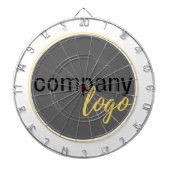 MINIMAL-FIRMA BRANDED Business LOGO DESIGN Dartscheibe (vorne)