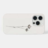 Minimal Flax Phone Case iPhone Hülle (Rückseite (Horizontal))