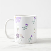 Minimal Floral Coffee White Mug  Kaffeetasse (Links)