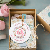 Minimal Floral Eid Mubarak Personalisiert Geschenkanhänger