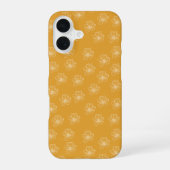 Minimal floral iPhone case 16 Hülle (Rückseite)