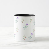 Minimal Floral Pattern Coffee Mug  Tasse (Zentrum)
