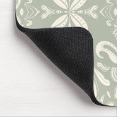 Minimal Floral Pattern Mouse Pad Mousepad (Ecke)