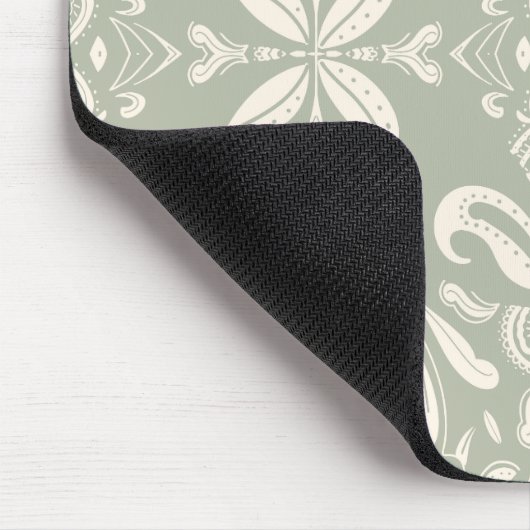 Minimal Floral Pattern Mouse Pad Mousepad (Ecke)