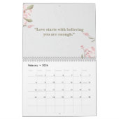 Minimal Floral Quote Calendar Kalender (Feb 2026)