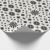 Minimal Folk Geometry Seamless Pattern  Geschenkpapier (Ecke)