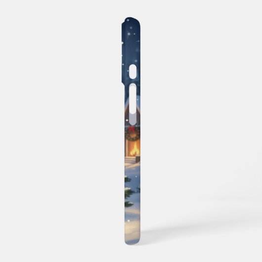 Minimal Forest Cat iPhone Case iPhone 16 Hülle (Linke Seite)