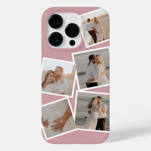 Minimal Foto Collage iPhone 14 Fall Case-Mate iPhone Hülle (Rückseite)