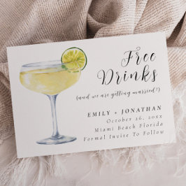 Minimal Foto lustige Hochzeit retten das Datum Einladung