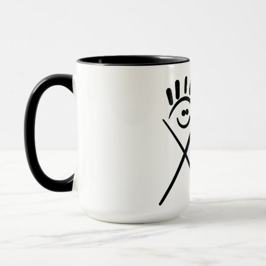Minimal Friends – Line Art Tasse (Links)