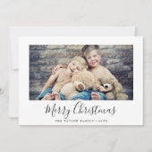 Minimal frohe Weihnachten Jahr in Überprüfung Land (Vorderseite)