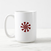 Minimal Fun Peppermint Candy Swirl Hot Chocolate Kaffeetasse (Links)